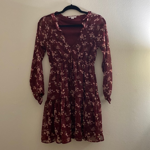 american eagle burgundy dress Off-the-Shoulder Gold Lace Burgundy Ball Gown 7024BU 4 / Burgundy (DarkRed)